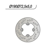 DISCO FRENO ANTERIORE NG 112