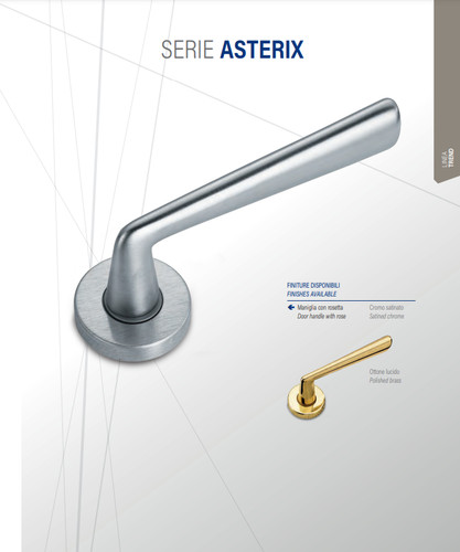 Coppia maniglia con rosetta - rosetta, e