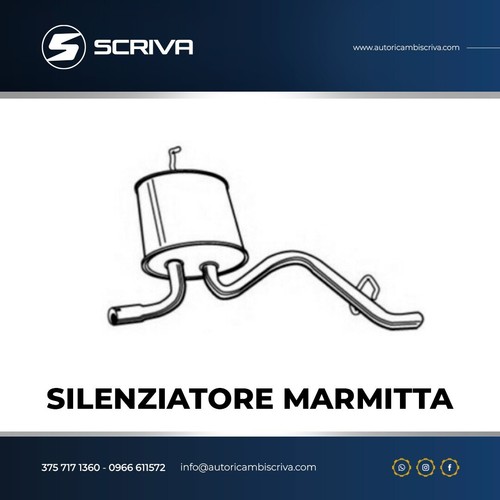 Marmitta silenziatore - marmitta,