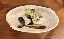 Vassoio quadro in ceramica