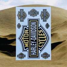 Adesivi KIT  aerografie casco harley Davidson accessori scarico Tuta Moto Sella