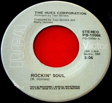 Hues Corporation ‎Rockin' Soul 7" US ORIG 1974 RCA b/w Go To The Poet VINYL