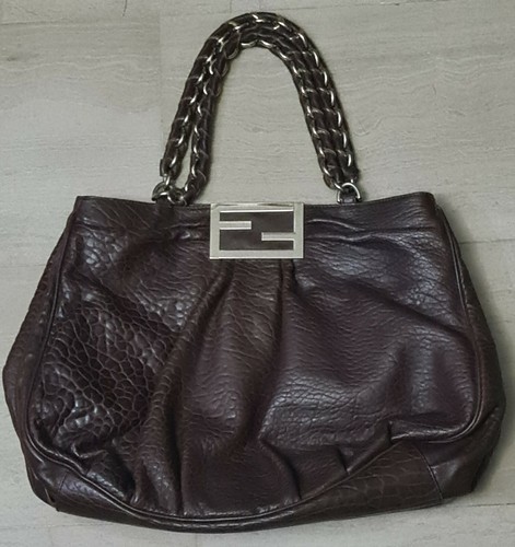 Authentic fendi mia brown - authentic,