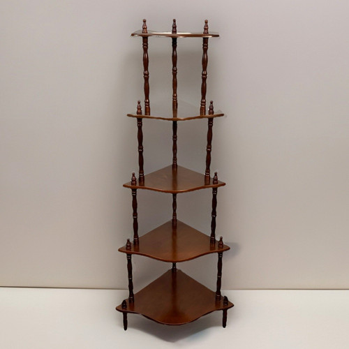 Scaffale angolare legno