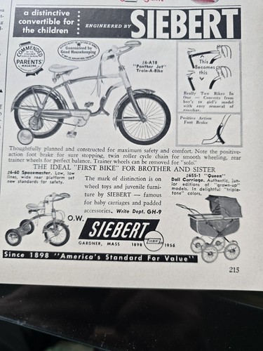 Triciclo siebert 1956 prima - 1956,