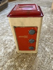 VINTAGE  TIN CHAD VALLEY SAFE