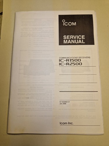 Icom r1500 r2500 - icom, ic-r1500/ic-r2500