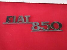 STEMMA, FREGIO IN METALLO POSTERIORE *FIAT 850* STORICA