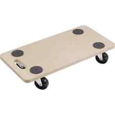 CARRELLO TRASPORTO MOBILI CON RUOTE BASE DI LEGNO PIATTA PORTATA 200KG 49x29cm