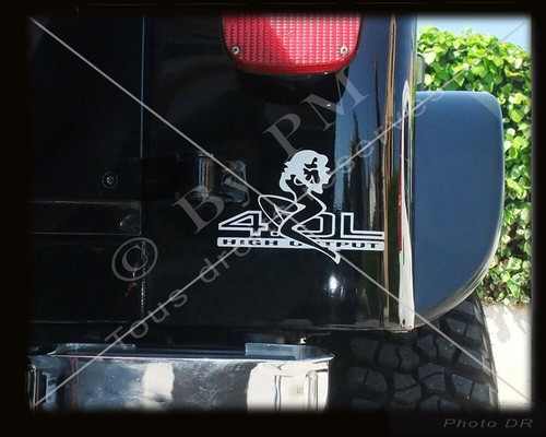Sticker woman jeep wrangler - woman,