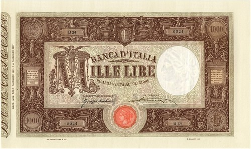 Lire 1000 1899 - 1000,