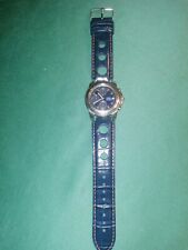 Sector adv 5000 Orologio Vintage Uomo CRONO - RARE Electric Bl CINTURINO IN PELL