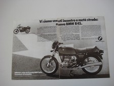 advertising Pubblicità 1979 MOTO BMW R45 R 45