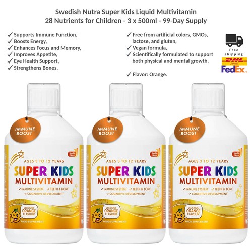 Swedish nutra super kids - 3x,