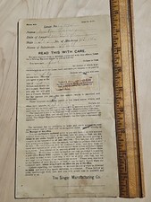 1891 SINGER MACCHINA DA CUCIRE