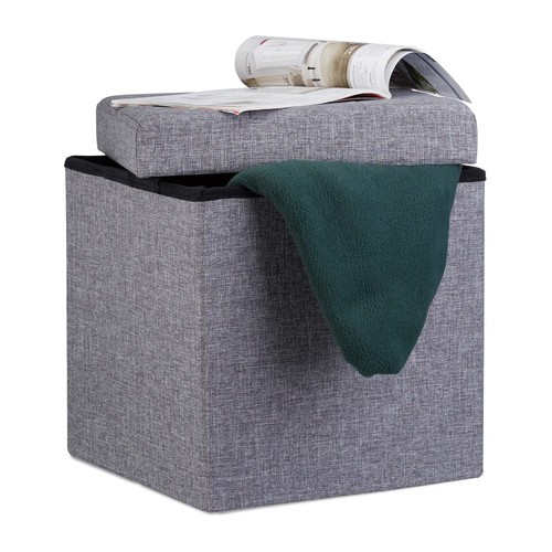 Pouf pieghevole sgabello cubo - sgabello,