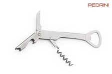 Apribottiglie per cameriere con temperino in acciaio pedrini