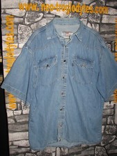 Vintage Levis man cotton jeans  western shirt  jersey camicia '80s