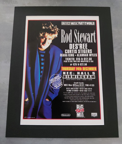Rod stewart 1995 tour promo - rod, uk