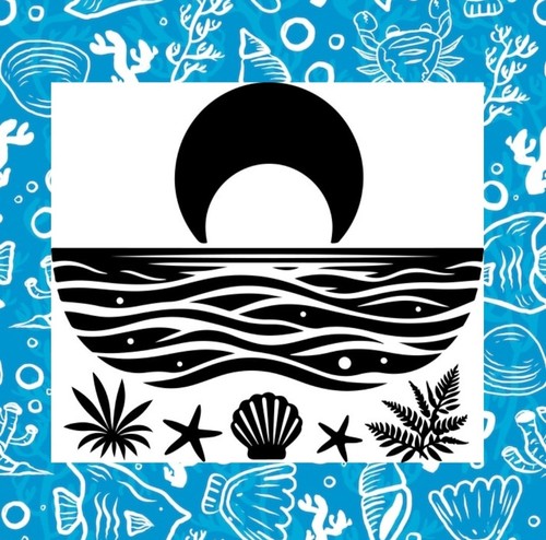 Adesivo vinile vista - , mare