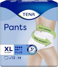 Tena Pants Plus Assorbenti a Mutanda Taglia XL Scatoli da 4 Confezioni da 12 pz