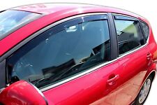 Deflettori Aria Per Seat Altea 2004-2015 5-Porte Set 4 Antiturbo Antivento Heko