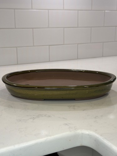 Vaso per bonsai cinese - , ovale