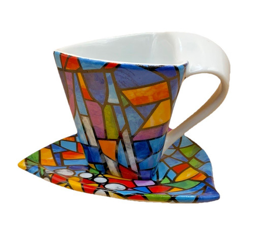 Tazza espresso artistica unica