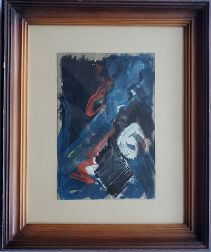 Quadro tempera astratto arnold - tempera,