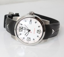 Orologio Automatico Eberhard Scafomatic 41026 con Data e Cinturino in Caucciù