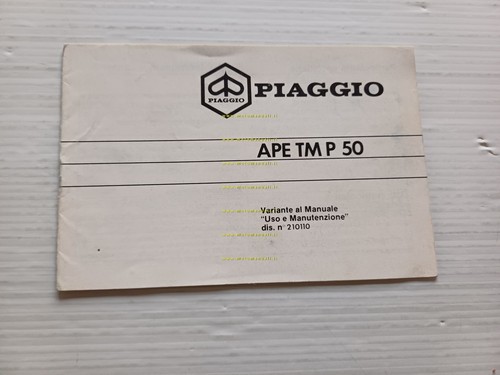 Piaggio ape 50 tl4t - piaggio,