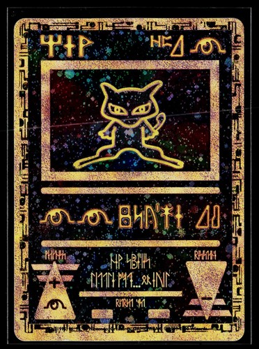 Carta pokémon rara antica mew - pokémon,