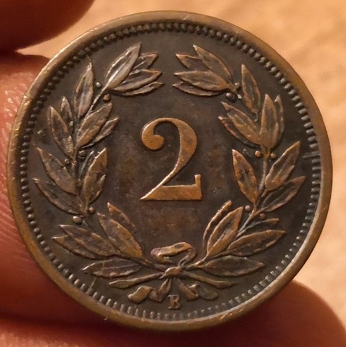 Moneta rappen 1883 svizzera - moneta, 2