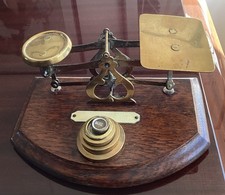 ANTIQUE VICTORIAN BRASS & OAK