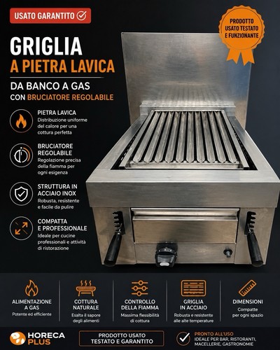 Horeca plus griglia - griglia, pietra