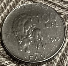 100 Lire Fao 1979. Moneta
