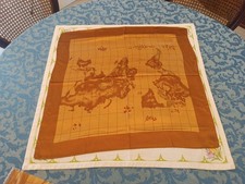 FOULARD SCARVES SCIARPA SCARF come Da Foto SQUARE Nuovo Made Italy 