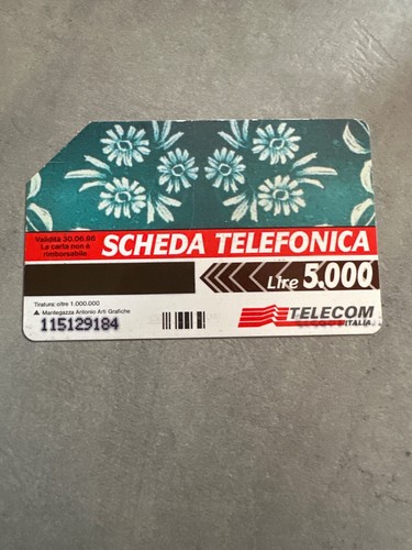 Scheda telefonica uova