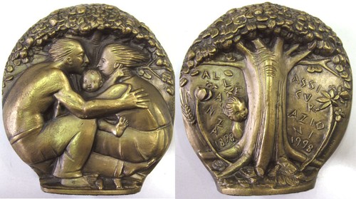 Triu medaglia scultura in - *triu*,