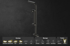 Barra Trasduttore Digiuno per Garmin Panoptix LiveScope, Girevole da Barca 360° (400mm)