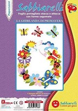 Sabbiarelli Decorazione Papersand - La ghirlanda di primavera - 1 maxi disegno P
