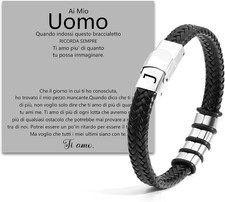 Cuoio Nero 26 Bracciale