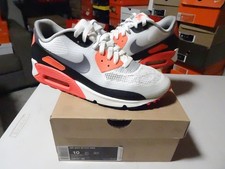 NIKE AIR MAX 90 HYPERFUSE NRG BIANCO CEMENTO GRIGIO INFRAROSSI TAGLIA 10 UOMO 548747-106