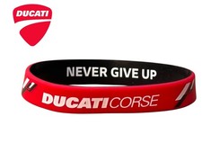 987704840 BRACCIALE IN GOMMA BRACCIALETTO ORIGINALE DUCATI *DC Line* Bracelet