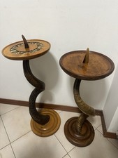 Coppia Tavolini Etnici Vintage