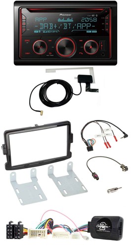 Pioneer 2din volante dab usb - pioneer,