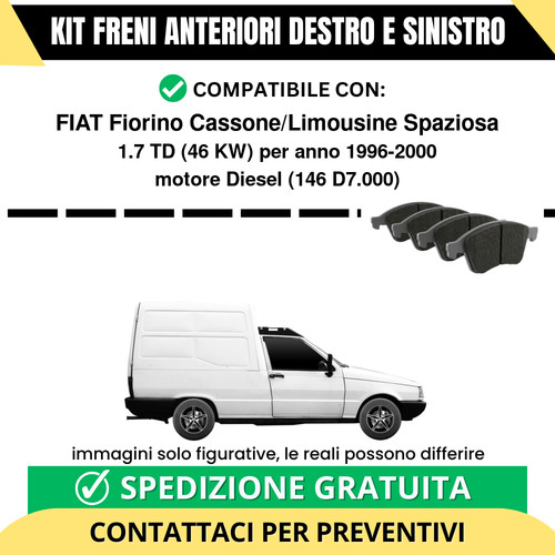 Pastiglie freno anteriori per - anteriori,