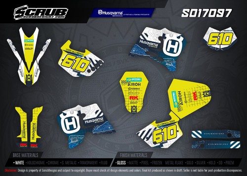 Adesivo husqvarna decoro - husqvarna, te