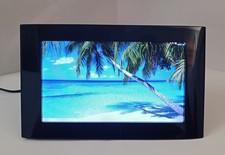 LG CORNICE DIGITALE FOTO  F7000S NERO FUNZIONANTE SCORRIMENTO AUTOMATICO USB 7''