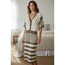 Abito midi vintage in lino